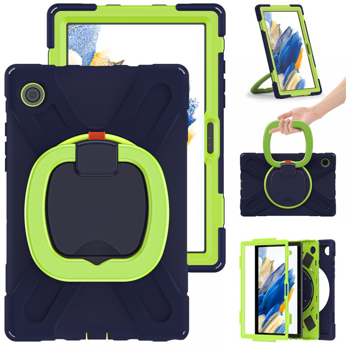 Etui Tech-Protect X-Armor Samsung Galaxy Tab A8 10.5 X200 / X205 Navy/lime
