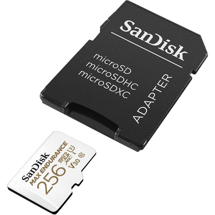 SanDisk karta pamięci 256GB microSDXC Max Endurance + adapter