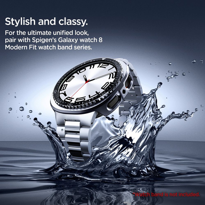 ETUI SPIGEN SAMSUNG GALAXY WATCH 8 (44 MM) BEZEL TUNE PRO DIVER RAMKA BLACK