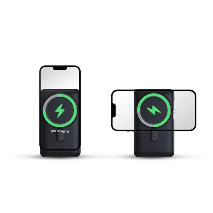 Baseus Magnetic Bracket powerbank z bezprzewodowym ładowaniem MagSafe 10000mAh 20W Overseas Edition różowy (PPCX000204) z Kablem USB-C 0,5m