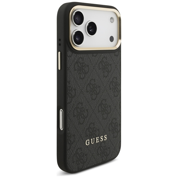 Etui Guess 4G z portfelem Magsafe do     iPhone 17 Pro Max czarny