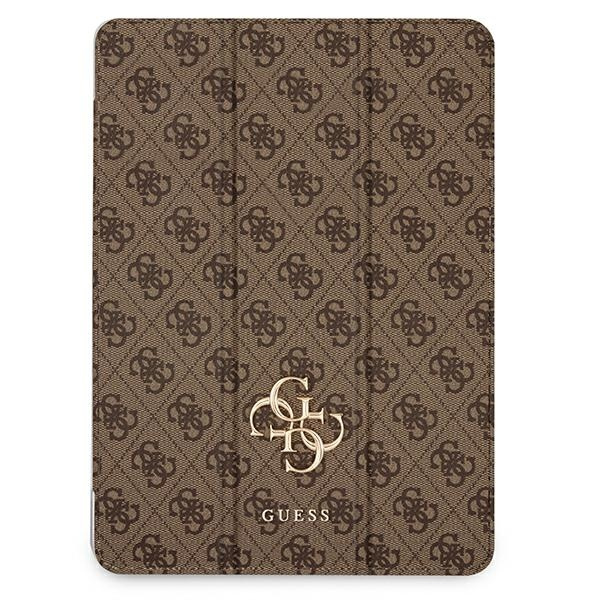 Etui GUESS Apple iPad 11 2021 Book Cover 4G Collection Brązowy Case