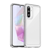 Etui Outer Space Case do Samsung Galaxy A56 pokrowiec z elastyczną ramką - przezroczyste