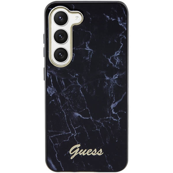 Etui GUESS Samsung Galaxy S23 Marble Case Czarny Hardcase