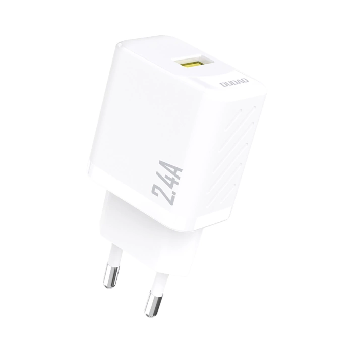 Ładowarka Dudao A23 2.4A USB-A - biała