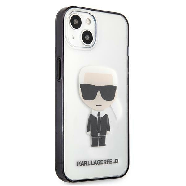 Etui KARL LAGERFELD Apple iPhone 13 Mini Ikonik Karl Bezbarwny Case