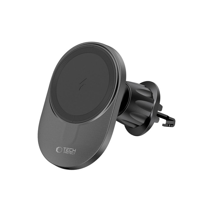 UCHWYT TECH-PROTECT MM15W-V1 MAGNETIC MAGSAFE VENT CAR MOUNT WIRELESS CHARGER 15W BLACK