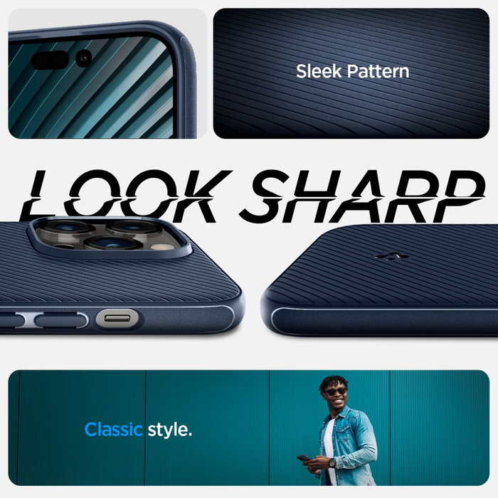 Etui Spigen Mag Armor iPhone 14 Pro Max Navy Blue