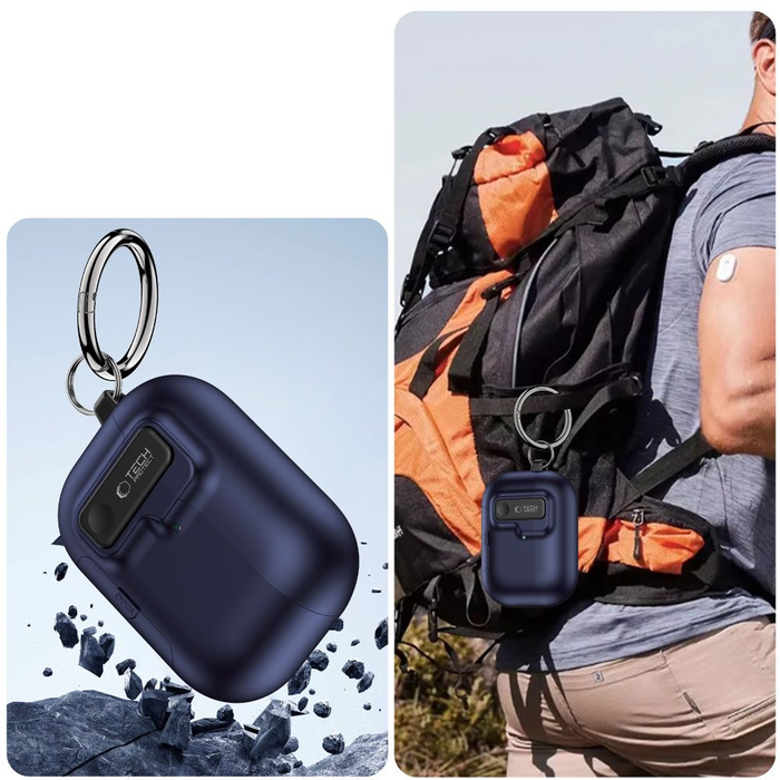 TECH-PROTECT SLIM HOOK APPLE AIRPODS PRO 3 NAVY BLUE