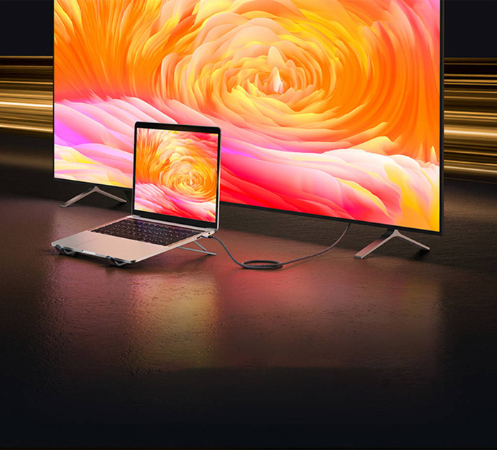 Kabel USB C - HDMI 2.1 8K 60Hz 1.5m Ugreen CM565 - szary