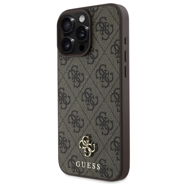 Guess GUHMP16XP4SM4MW iPhone 16 Pro Max   6.9" brązowy/brown hardcase 4G Small Classic MagSafe