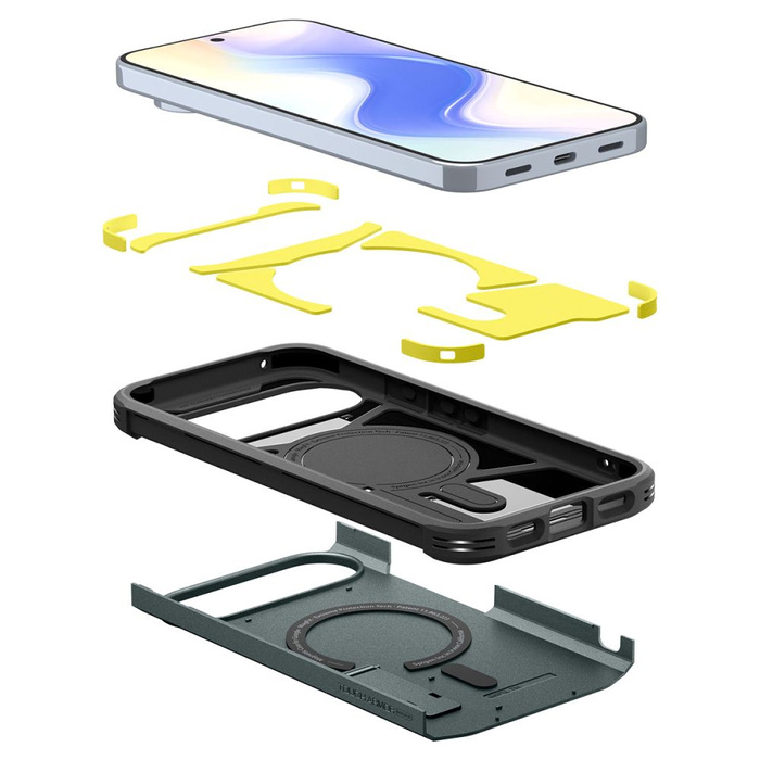 ETUI SPIGEN GOOGLE PIXEL 10 PRO XL TOUGH ARMOR MAG MAGSAFE ABYSS GREEN