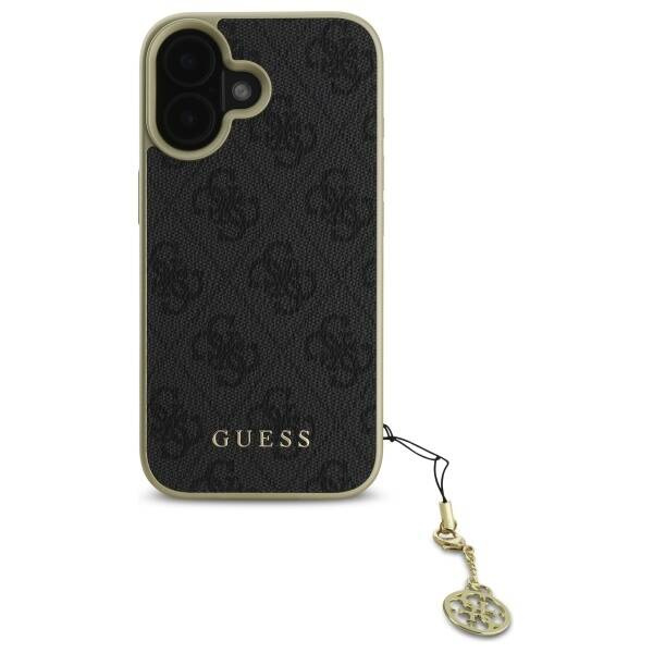 Etui Guess iPhone 16 Plus czarny/black hardcase 4G Charms Collection