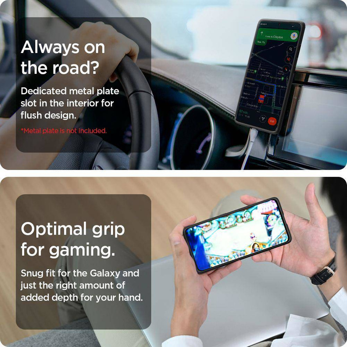 Etui SPIGEN Galaxy S21 Ultra Thin Fit Black Czarne Case