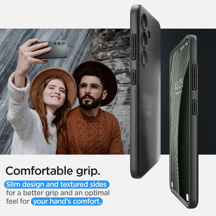 Etui Spigen Thin Fit Samsung Galaxy S24 Black Case