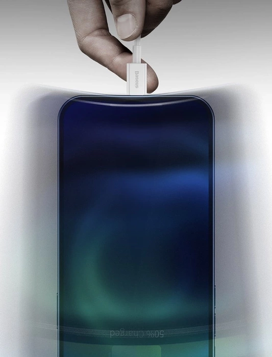 [PO ZWROCIE] Baseus Superior kabel USB - Lightning 2,4A 1,5 m Biały (CALYS-B02)