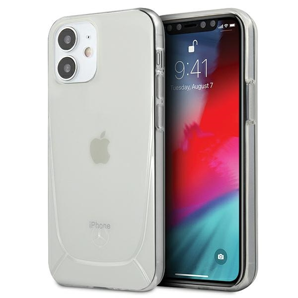 Etui Mercedes Apple iPhone 12 Mini Transparent Line Bezbarwny Case