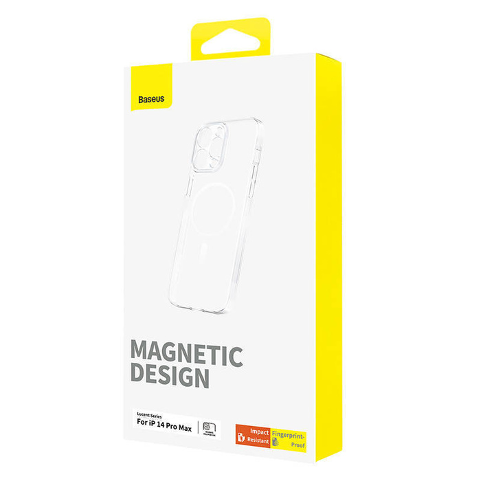 Etui Magnetyczne Etui na telefon iPhone 14 Pro Max Baseus OS-Lucent Series (Przezroczysty) Case