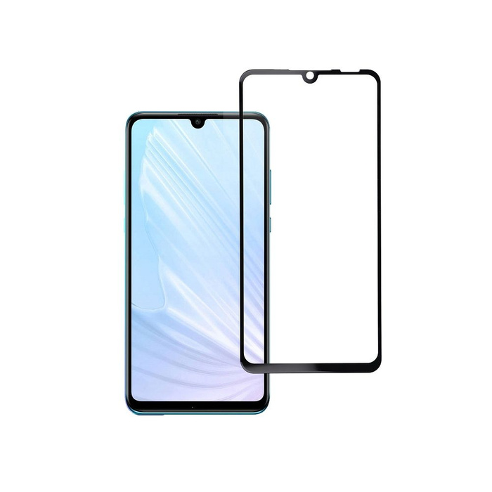 Szkło hartowane do Huawei P30 LITE (full glue / case friendly) Blue Star 5D czarne