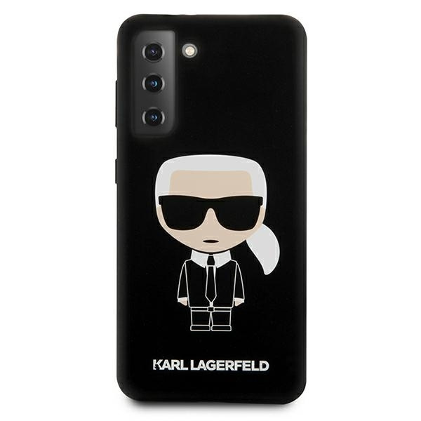 Etui KARL LAGERFELD Samsung Galaxy S21 Plus Silicone Iconic Czarny Hardcase