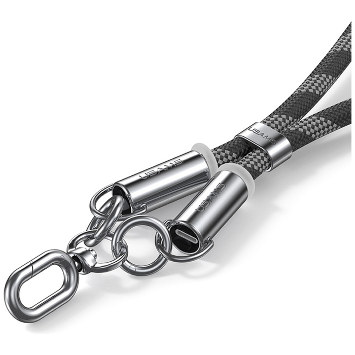 Smycz do telefonu z kablem do ładowania  Usams SJ746 30W USB-C do Lightning 1.2m niebieski