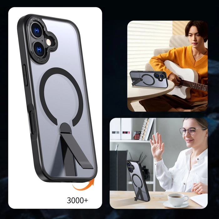 Etui Hybrid Armor X iPhone 17 MagSafe Czarne