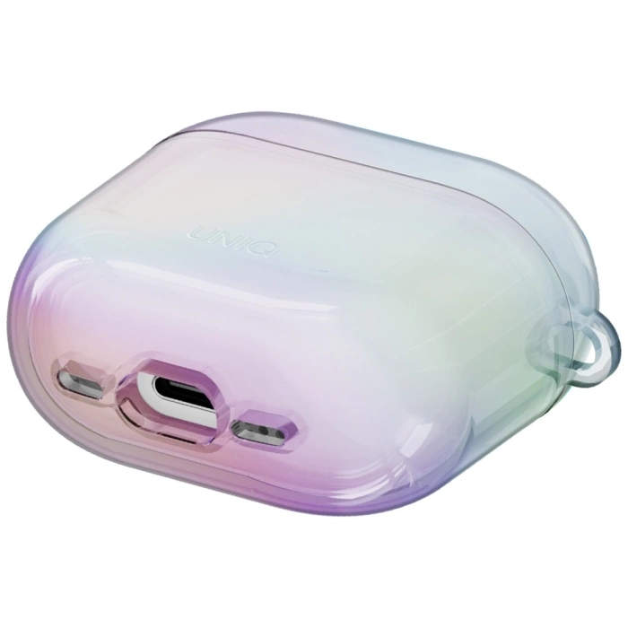 Etui UNIQ Iridescia do AirPods 4 Hang    Case holo quartz