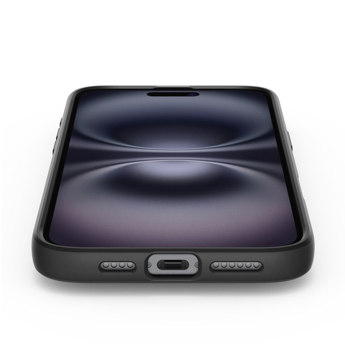 Etui iPhone 16 Spigen Liquid Air Matte Black