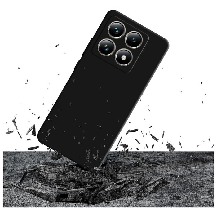 Etui 3MK Silicone Case do Xiaomi 14T Pro czarny