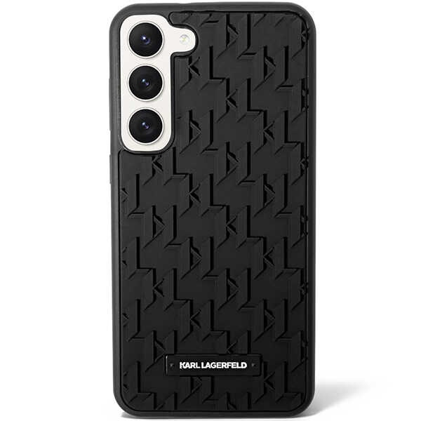 Etui Karl Lagerfeld Monogram 3d Pattern - Etui Samsung Galaxy S23 Plus (czarny) Case