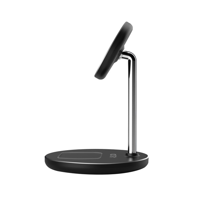 ŁADOWARKA TECH-PROTECT QI15W-A21 2IN1 MAGNETIC MAGSAFE WIRELESS CHARGER BLACK