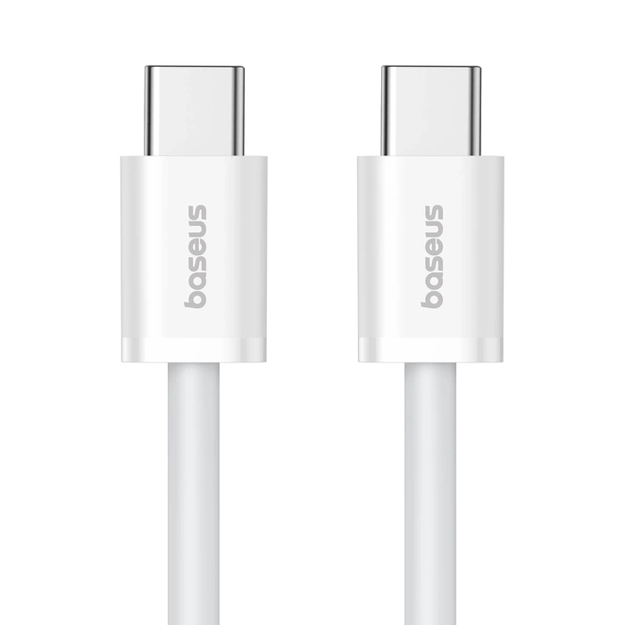 Kabel Baseus Superior Series ll USB-C - USB-C 30W 480Mb/s 1m - biały