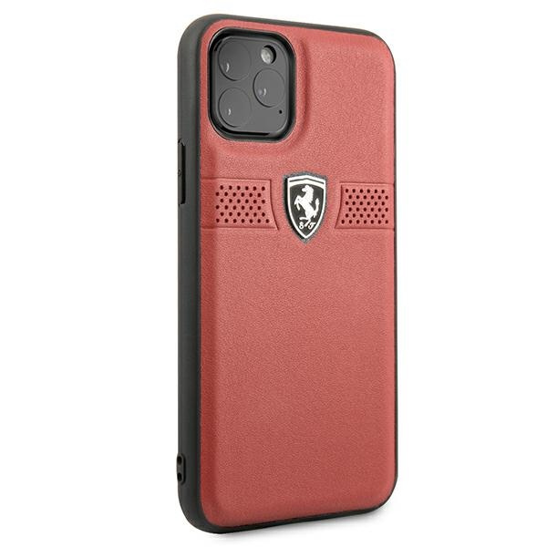 Etui FERRARI Apple iPhone 11 Pro Off Track Leather Czerwony Hardcase