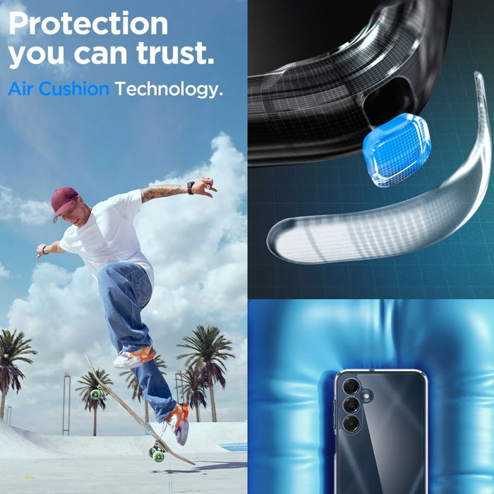 ETUI SPIGEN ULTRA HYBRID GALAXY A16 4G / 5G CRYSTAL CLEAR