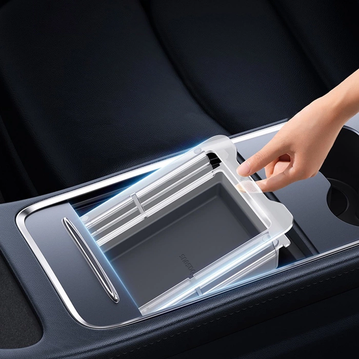 Baseus T-Space Series Car Center Console Armrest Box Twilight Grey