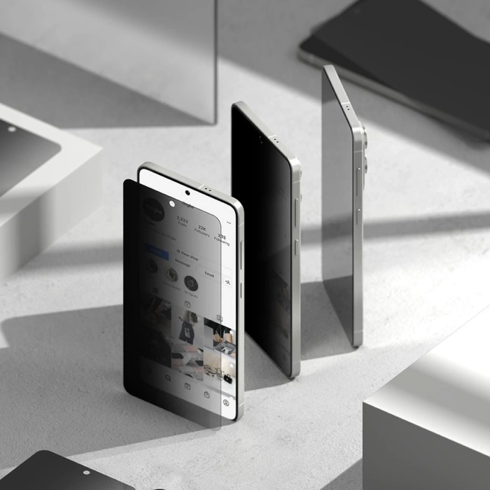 SZKŁO HARTOWANE RINGKE EASY SLIDE 2-PACK GALAXY S25 EDGE PRIVACY