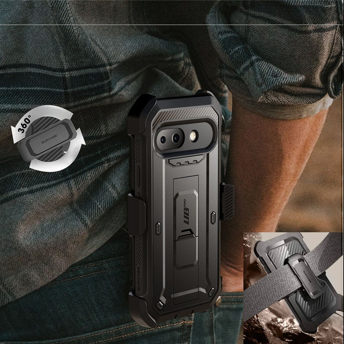 SUPCASE UNICORN BEETLE PRO GOOGLE PIXEL 9A BLACK