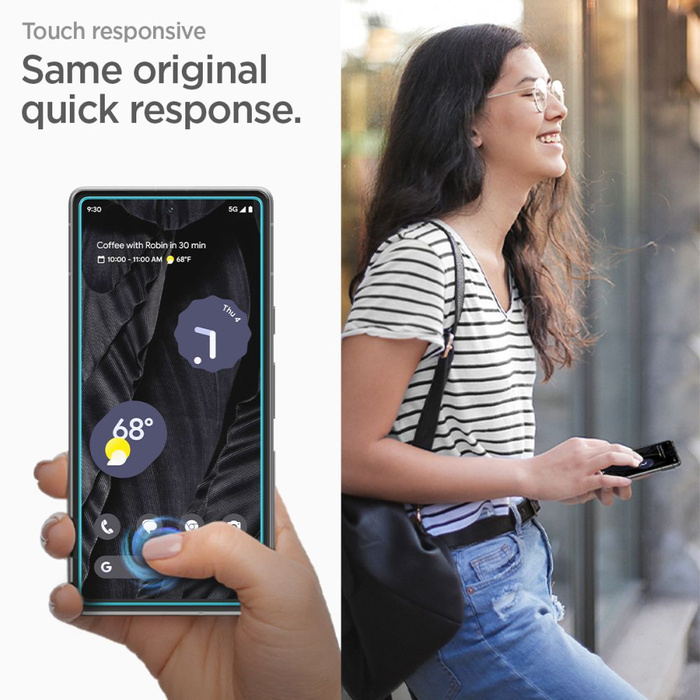 Szkło Hartowane Spigen Alm Glas.tr 2-pack Google Pixel 7A Clear