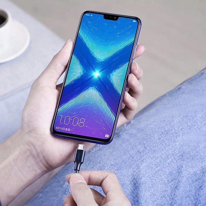 Kabel UGREEN USB-A Micro USB QuickCharge 3.0 2.4A 0.25m Czarny