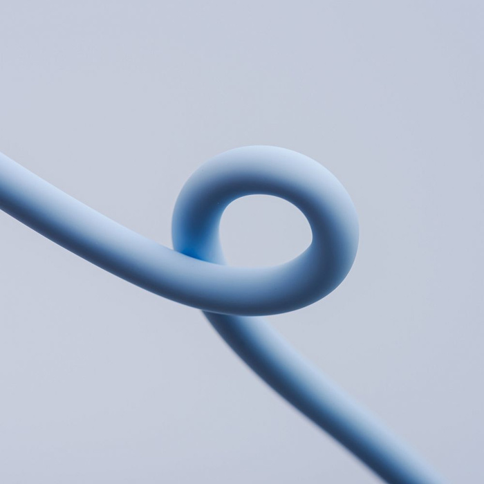 Kabel USB C do Lightning Forcell F-Energy PD 3A 27W Silicone 1 m C346 niebieski