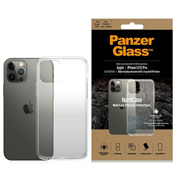 Etui PanzerGlass ClearCase iPhone 12/12 Pro Antibacterial Military grade clear 0378 Case