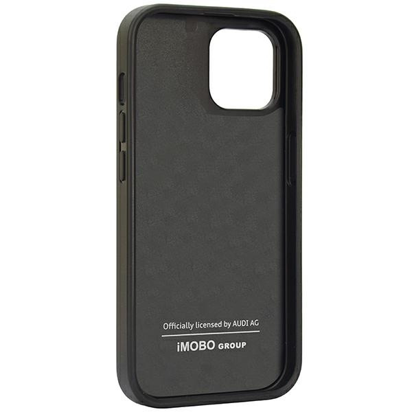 Audi Carbon Fiber Stripe iPhone 14 / 15 / 13 6.1" czarny/black hardcase AUS-TPUPCIP14-R8/D1-BK