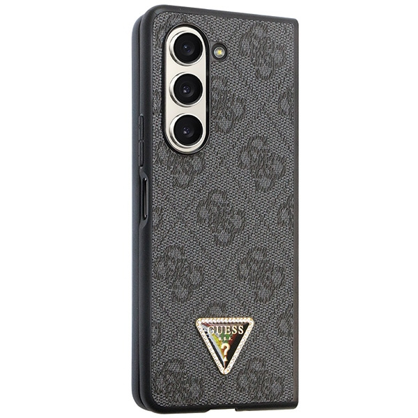 Etui Guess GUHCZFD5P4TDPK F946 Galaxy Z Fold 5 czarny/black hardcase Leather 4G Diamond Triangle Case