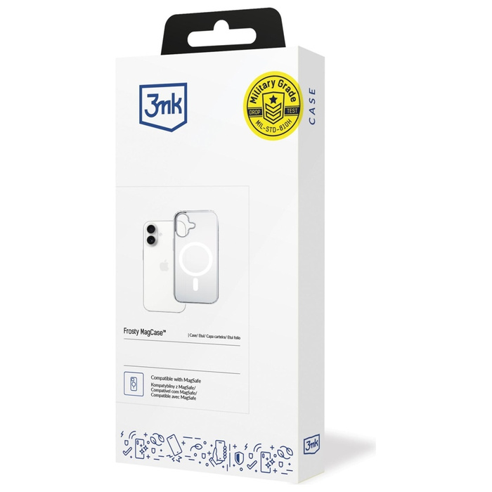 Etui 3MK iPhone  17 Frosty MagCase Biały