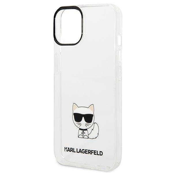 Etui KARL LAGERFELD Apple iPhone 14 Plus Choupette Body Bezbarwny Hardcase