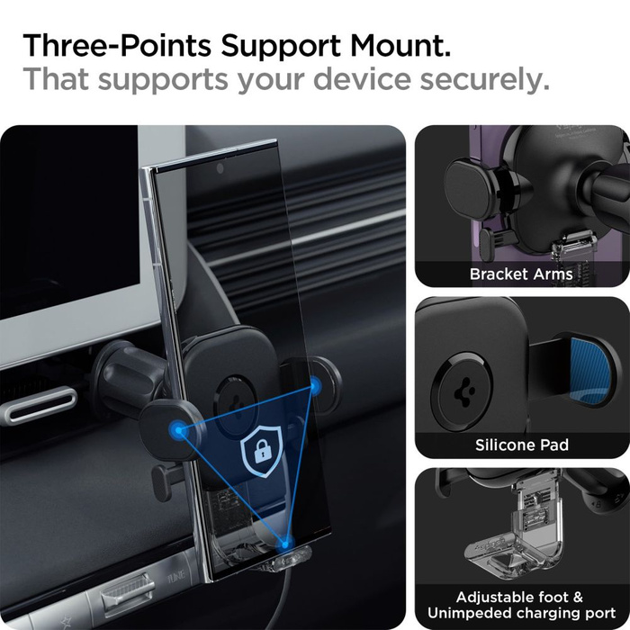 Uchwyt Spigen Uts12 Onetap Universal Vent Car Mount Black