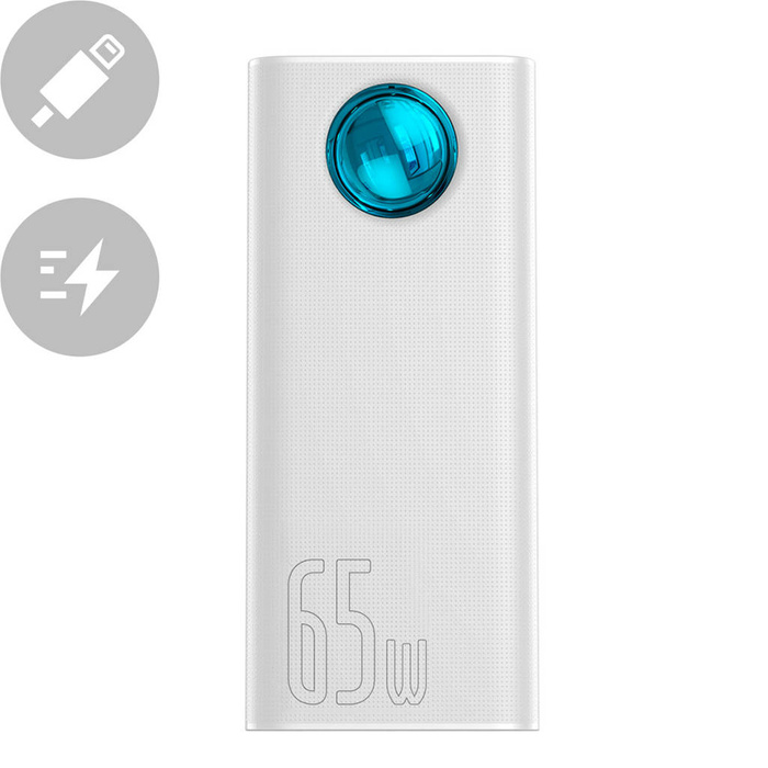 Baseus Amblight power bank 65W 30000mAh Overseas Edition biały (PPLG000102)