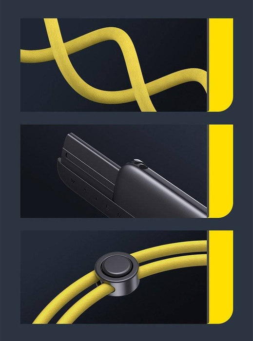 Baseus uniwersalny wodoodporny pokrowiec etui na telefon (max 7,2'') na basen nad wodę IPX8  żółty (ACFSD-DGY)