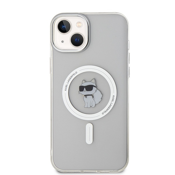 Etui Karl Lagerfeld KLHMP15MHFCCNOT iPhone 15 Plus 6.7" transparent hardcase IML Choupette MagSafe Case