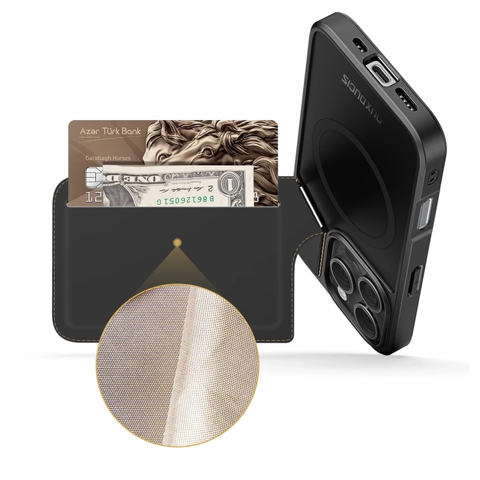 Etui Dux Ducis Rafi II Mag z MagSafe na iPhone 16 Pro - czarne